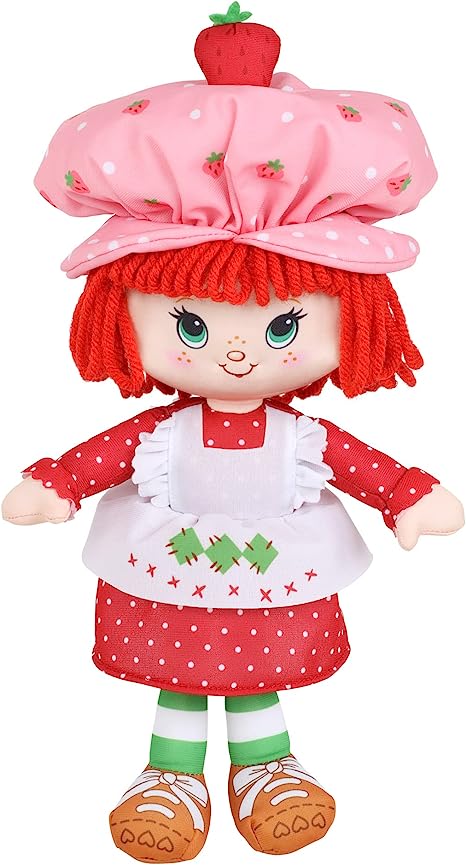 Strawberry Shortcake Berry Best Friend, Strawberry Scented Deluxe Rag Doll, Soft Material Vintage Style Doll (32014)
