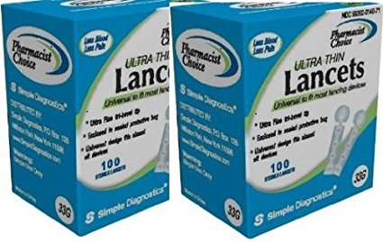 Pharmacist Choice Twist Top 200 Lancets 33 Gauge Sold By Diabetic Corner