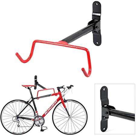 ADEPTNA Heavy Duty Wall Mounted Bike Bicycle Cycle Storage Rack Hook Holder Fitting Screws
