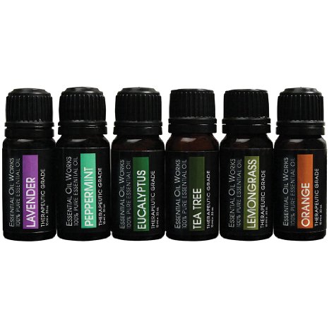 Pure Essential Oil Works Top 6 Collection 10 Ml