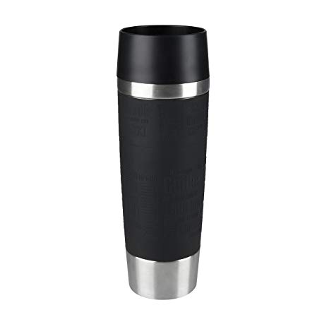 Tefal Travel Mug Grande, Stainless Steel, Black, 0.5 L