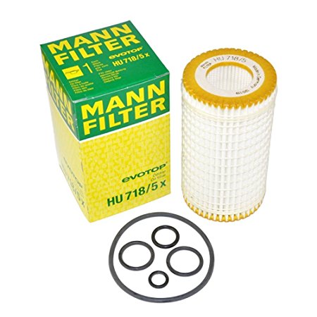Mercedes-Benz Engine Oil Filter Fleece Mann-Filter OEM HU71 8/5X (Pack of 2)