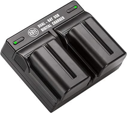 BM Premium 2 NP-FM500H NPFM500 Batteries and Dual Charger for Sony Alpha a68, a77II, SLT-A57, A58, A65V, A77V, A99V, A100, A200, A300, A350, A450, A500, A550, A560, A580, A700, A850, SLT-A900 DSLR
