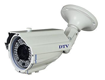 DTVASION® DST90N7 CCTV Home Surveillance Outdoor IR Bullet Security Camera 960H SONY Color CCD Day Night 72 Infrared LEDs Waterproof IP66 (White)