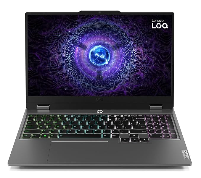 Lenovo LOQ 2024 Intel Core i7-13650HX 15.6" (39.6cm) 144Hz 300Nits FHD Gaming Laptop (16GB/512GB SSD/Win 11/NVDIA RTX 4050 6GB Graphics/100% sRGB/3 Month Game Pass/Luna Grey/2.4Kg), 83DV007HIN