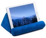 Ideas in Life Galaxy Ipad and Tablet Pillow Plush Microfiber Mini Tablet Computer Holder Sofa Reading Stand Self Standing or Use on Lap Bed Sofa Couch Available in Black Blue and Red