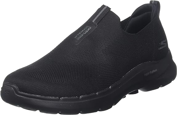 Skechers mens Gowalk 6 - Stretch Fit Slip-on Athletic Performance Walking Shoe