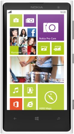 Nokia Lumia 1020 RM-875 32GB Unlocked GSM Windows Cell Phone - White International Version No Warranty