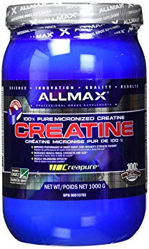 ALLMAX creatine monohydrate (creapure) 1000g, 1.06 Kilogram