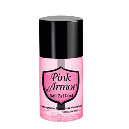 2 PCS Nail Care Pink Armour Nutrition Gel Polish Remedy Fix Protective Layer Keratin Gel Nail Saver (pink)
