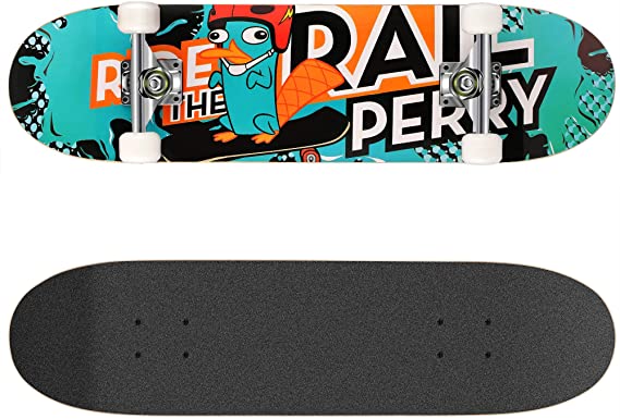 WeSkate Skateboards Pro 31 inches Complete Skateboards for Teens Beginners Girls Boys Kids Adults, 7 Layer Maple Wood Skateboard