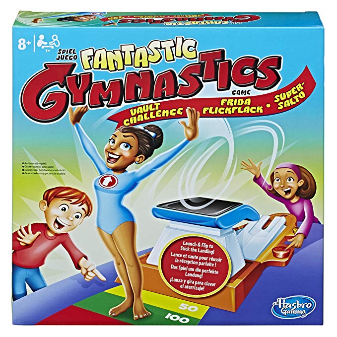 Hasbro Gaming Fantastic Gymnastics Vault Challenge Game Gymnast Toy