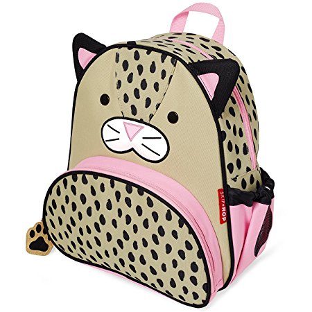 Skip Hop Zoo Toddler Kids Insulated Backpack London Leopard Girl, 12-inches, Pink