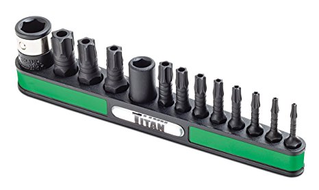 Titan Tools 16039 13-Piece TR Impact Star Bit Set