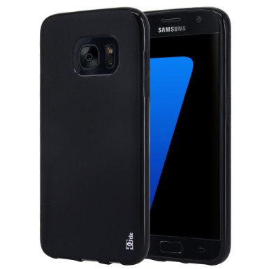 S7 Case DGtle Anti-Scratches Matte TPU Gel Premium Slim Flexible Soft Bumper Rubber Protective Case Cover for Samsung Galaxy S7 Black