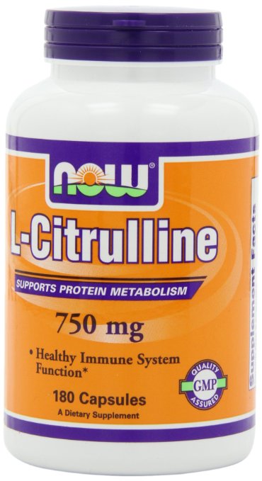 Now Foods, L-Citrulline, 750 mg, 180 Capsules