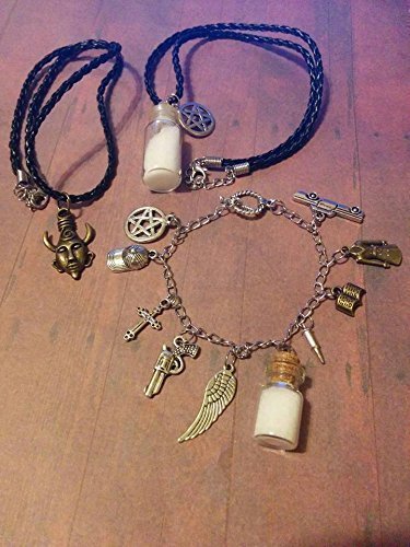 Supernatural fandom set - bracelet - necklace