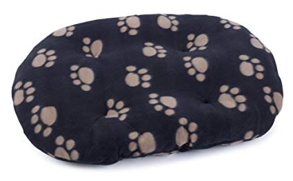 Petface Archie's Oval Cushion, Medium, Black