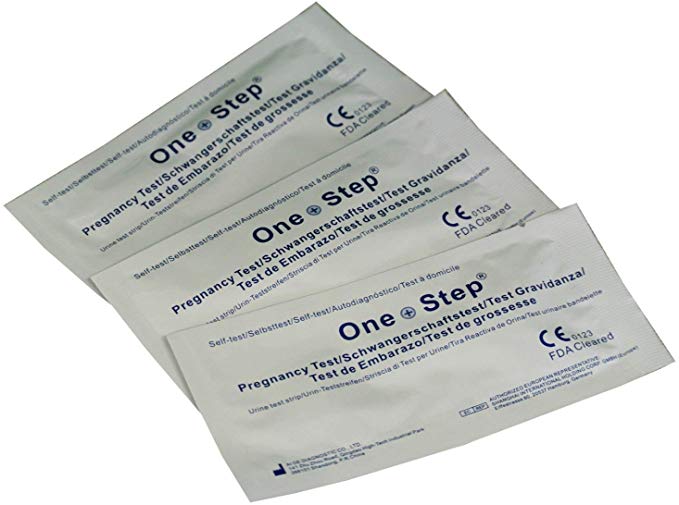 One Step 25 x Highly Sensitive 10mIU Pregnancy Test Strips (tests up to 6 days earlier)