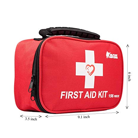 First aid kit,All-Purpose aid kit and Compact Emergency kit First aid for Office,aid Kit Medical for Outdoors,Hiking First aid kit and Camping Emergency kit