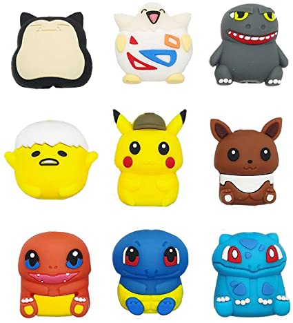 Cable Animal Bites,Cute Animals Charging Cable Saver Phone Accessory Protect USB Charger, Cord Charger Protector,Compatible with iPhone, Samsung, and Android Charger - 9 Pack