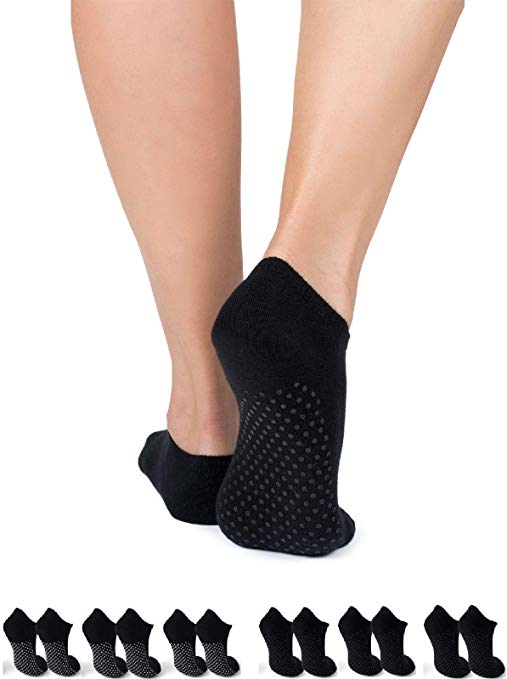 Metkix Non Slip Socks for Women - Non Skid Hospital Socks with Grips for Women, Men, Older, Pregnant, Yoga, Pilates