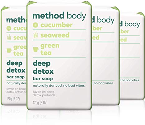 Method Experiential Bar Soap, Deep Detox, 4 Count