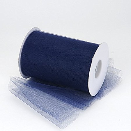 Kate's Craft Store. NAVY BLUE Tulle 6in x 300ft (100 yards) roll.