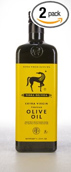 Terra Delyssa Extra Virgin Tunisian Olive Oil 34 Oz (Pack of 2) by Terra Delyssa
