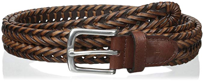 Dockers Men's Big-Tall 1 1/4 in. V-Weave Braid Belt