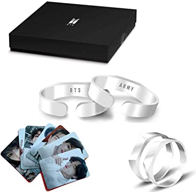 Dolpind Kpop BTS Ring Fans Jewelry Merchandise Suga Jungkook Jimin V Rap Jhope Jin Army Gifts