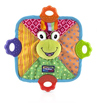 Nuby Teething Blankie - Characters May Vary