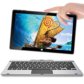 Jumper EZpad 6 Pro 11.6 Inch 2 in 1 Laptop FHD IPS Touch Screen Tablet PC 6GB DDR3L 64GB Intel Quad Core Processor Windows 10 Home Pre-Installed (with Keyboard)