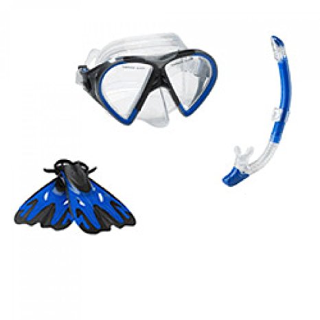 Speedo Hyperfluid Mask/Snorkel/Fin Set