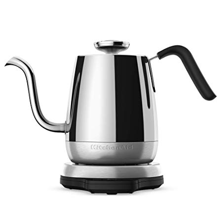 KitchenAid KEK1032SS Precision Gooseneck Digital Electric Kettle, 1 Liter, Stainless Steel