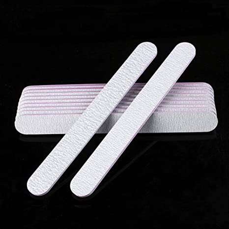 10PCS Nail Files, Nail File Set, Nail File for Acrylic Nails, Emery Boards Doubled Sides Washable 10PCS Nail File Manicure Tools,Professional Manicure Tool kit