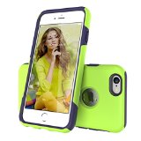 iPhone 6S Case TOTU Shockproof Dual-layer Hybrid Candy Protective Updated Case for iPhone 6 2014 iPhone 6S 2015 lime Green  Blue