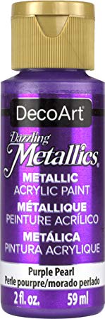 DecoArt Dazzling Metallics 2-Ounce Purple Pearl Acrylic Paint