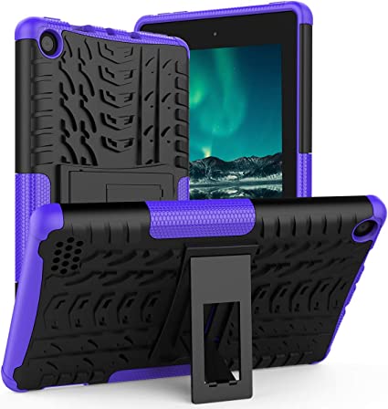 ROISKIN Compatible with 7 inch TabletFlRE Case 2017/2019 Release 9th/7th Gen, Not for Samsung Cases ,Purple