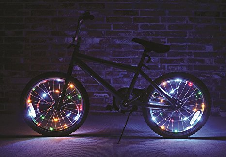 Lufei (1 pack) Super Cool LED Waterproof Bike Wheel Lights LED Safety Bike Wheel Lights