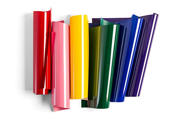 Cricut Everyday Iron On Vinyl Sheets, 12” x 12” (3), DIY Supplies -  Rainbow Sampler