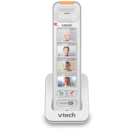 VTECH SN6307 CareLine Photo Speed Dial Accessory Handset for SN6127, SN6187 and SN6197, Silver