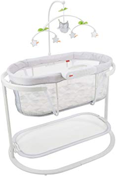 Fisher-Price Soothing Motions Bassinet with Smart Connect