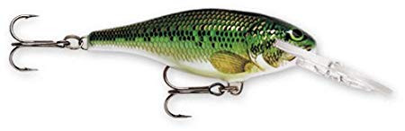 Rapala Shad Rap 05 Fishing lure, 2-Inch, Baby Bass