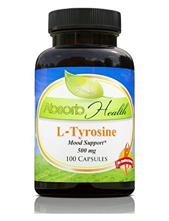 L-Tyrosine | Improves Mood | Boost Cognitive Function | 100 Capsules | 500 MG Per Capsule