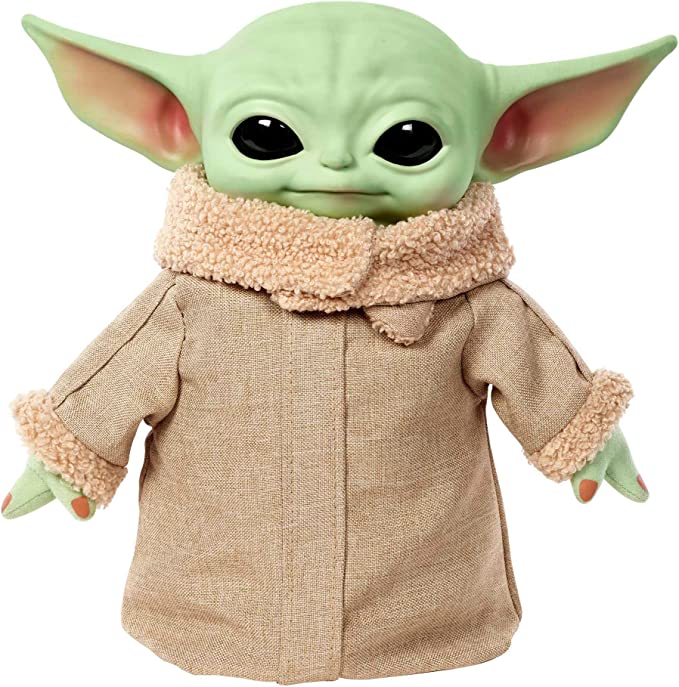 Star Wars Grogu Squeeze and blink Plush with sounds and movement, Collectible Gift fans - HJM25