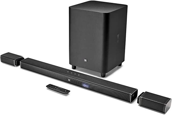 JBL Bar 5.1 Channel 4K Ultra HD Soundbar with True Wireless Surround Speakers, Black