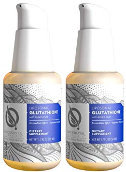 Quicksilver Scientific Liposomal Glutathione, 1.7 Fl Oz - 2 Pack