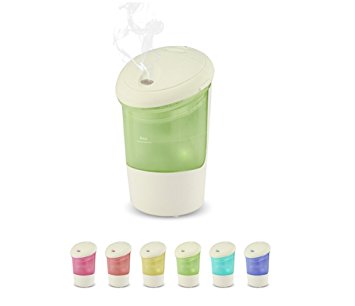 Color You Car Essential Oil Diffuser USB Air Refresher Cool Mist Humidifier with 7 Color Mood Light for Vehicle Cup Holder, Baby Room, Office, for Headache, Sinus Infection, Eyes (Oil Not Included)