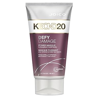 Joico Defy Damage KBOND20 Power Masque | For Stronger, Hydrated Hair | Color-Safe | Rebuild & Protect Bonds | Paraben-Free | Animal-Test Free Formula | 5.1 Fl Oz